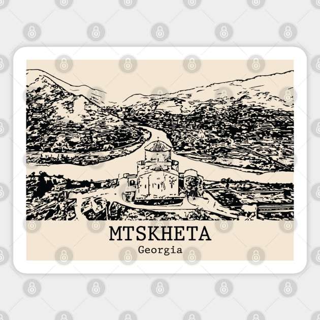 Mtskheta - Georgia Magnet by Lakeric